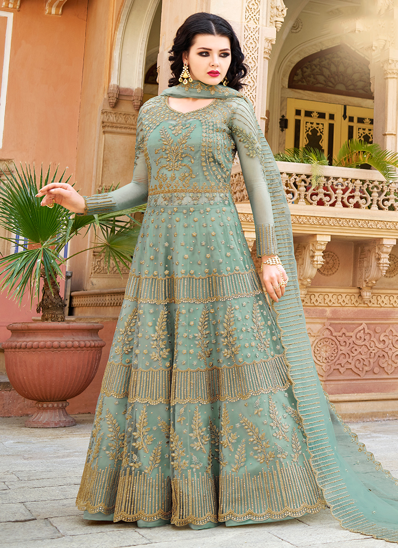 new anarkali gown