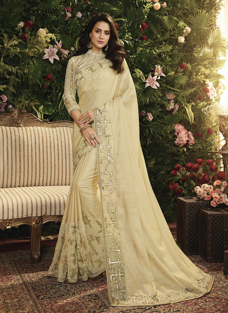 fancy saree for reception