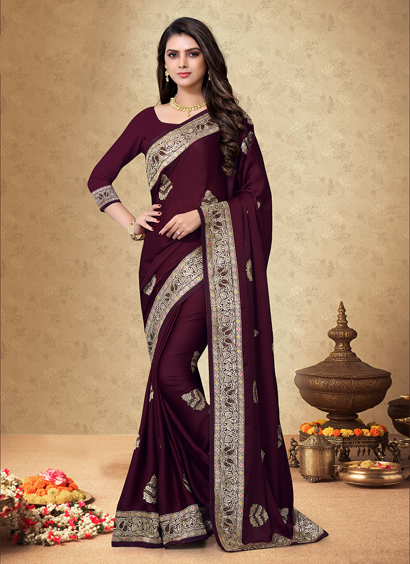 new model work saree