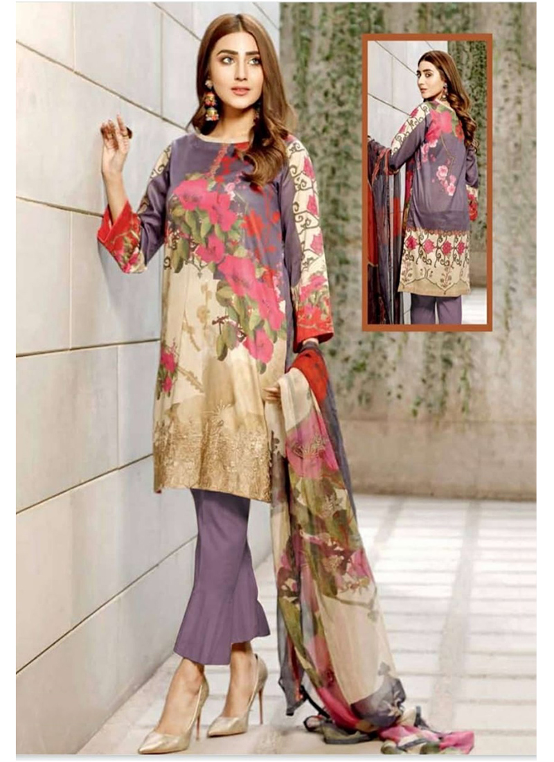 Keval Fab Noor Karachi Cotton New Designer Casual Wear Fancy Printed ...