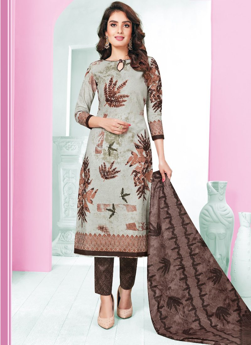 cotton printed churidar