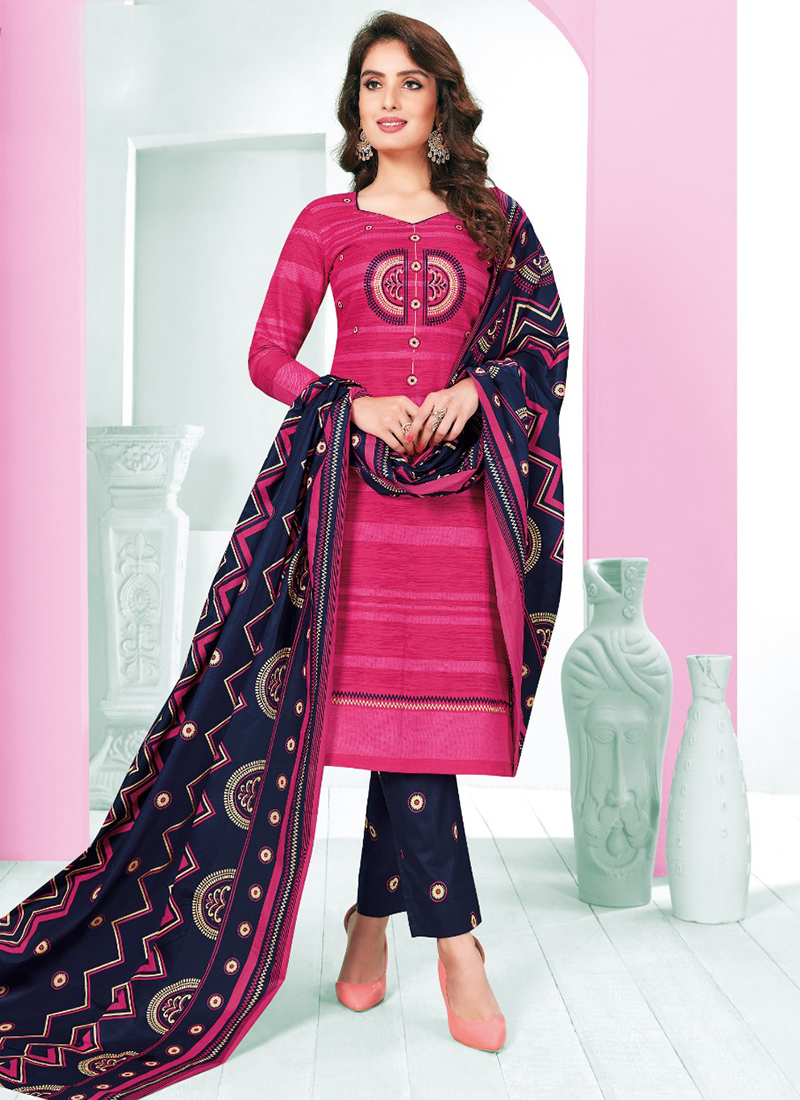 cotton printed churidar
