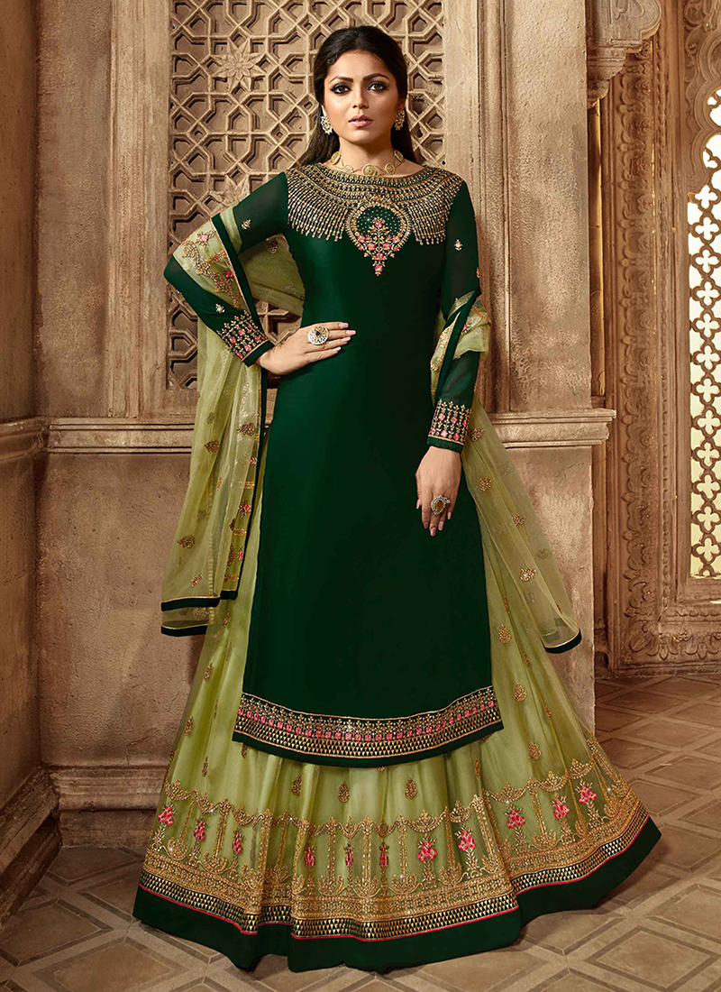 heavy lehenga suit