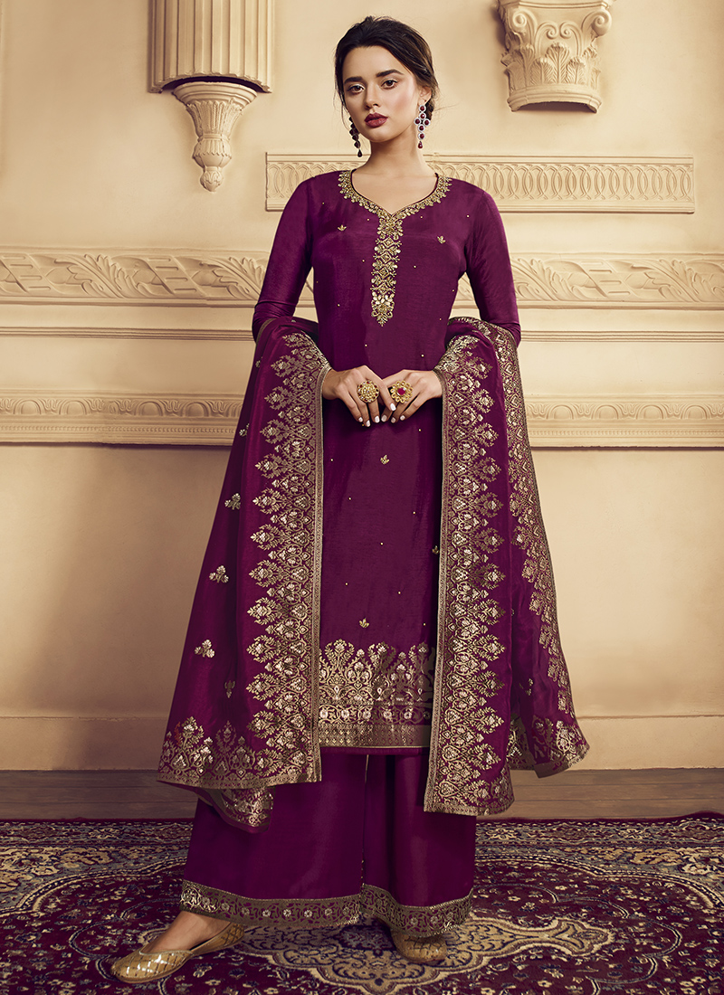 double palazzo suits