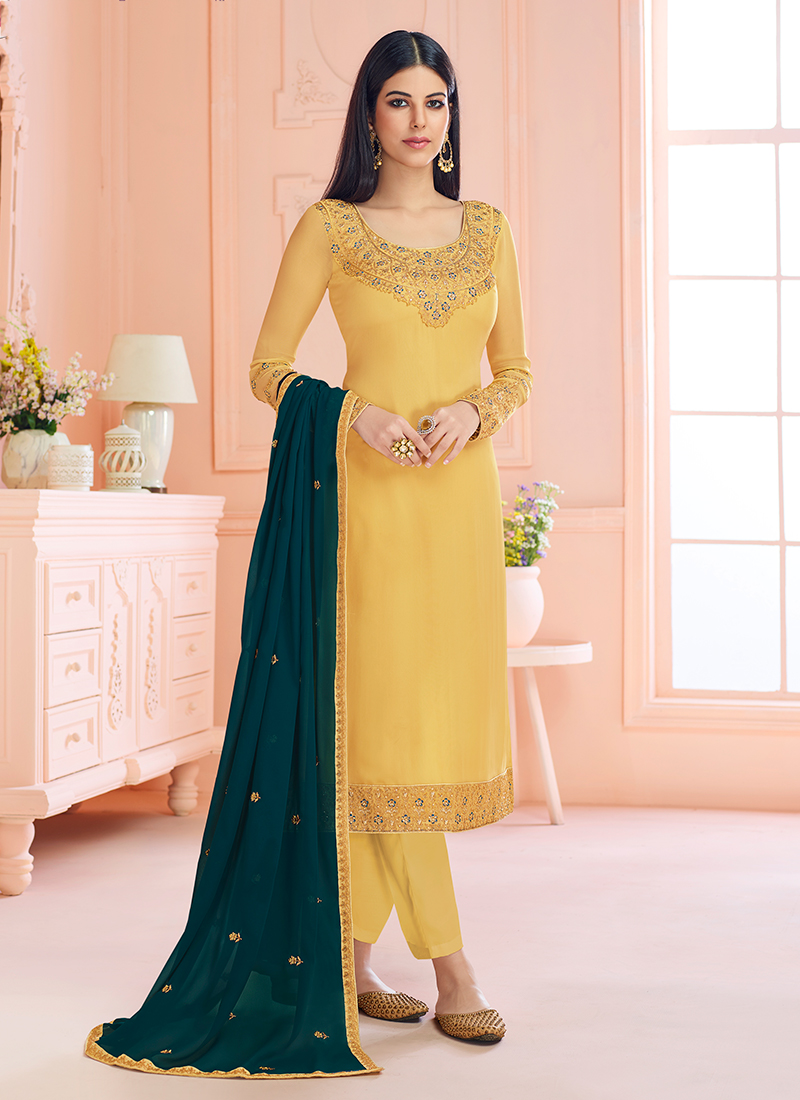 georgette churidar materials online shopping