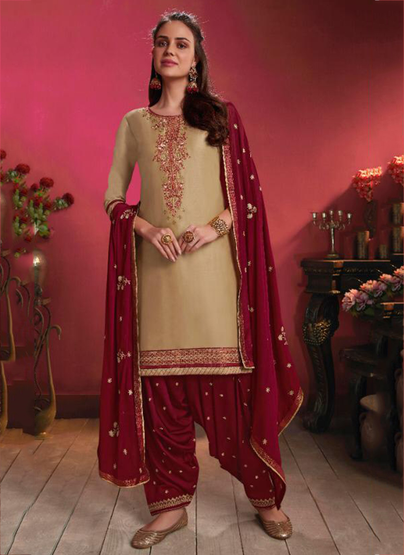 readymade patiala suit cotton