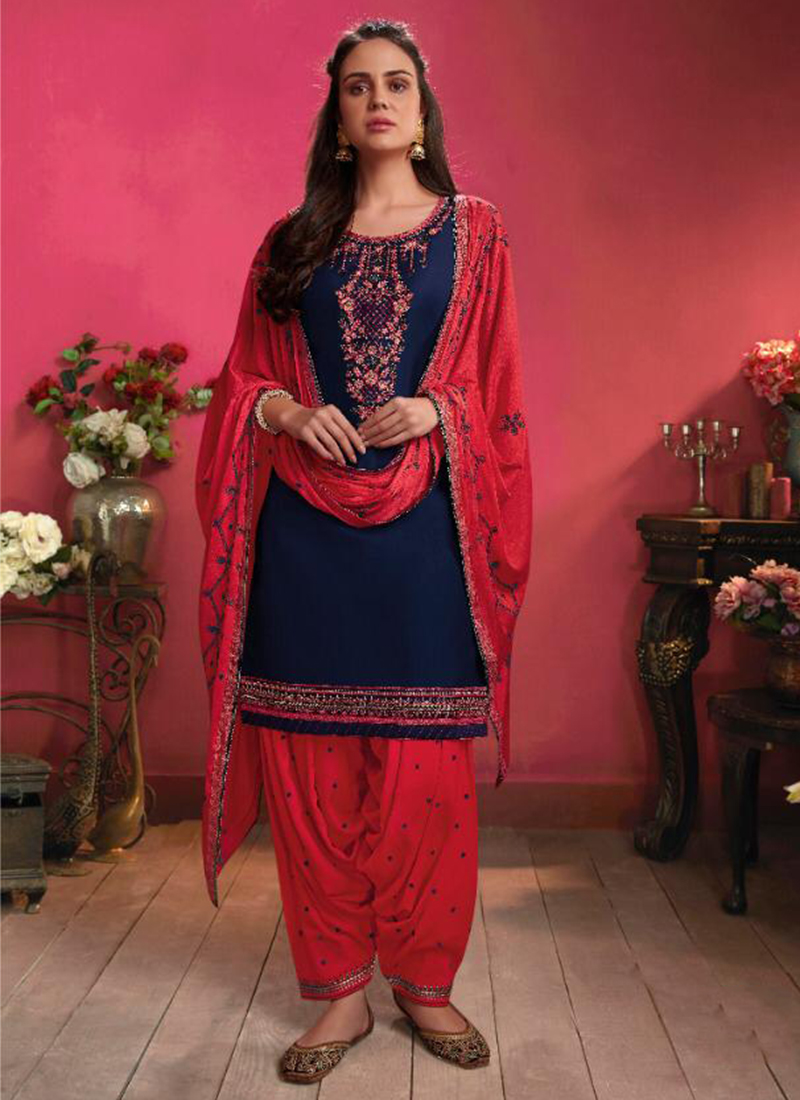 readymade patiala suit cotton
