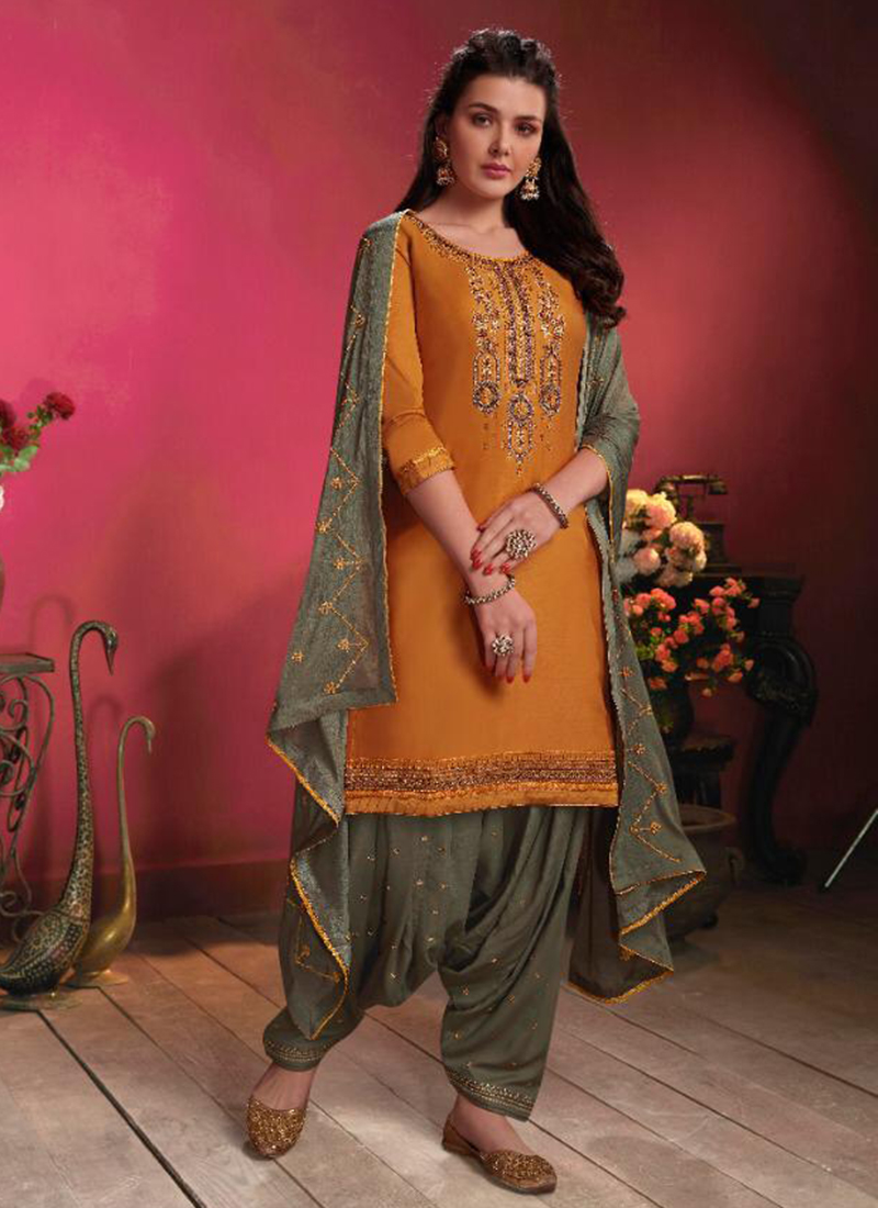readymade patiala suit cotton