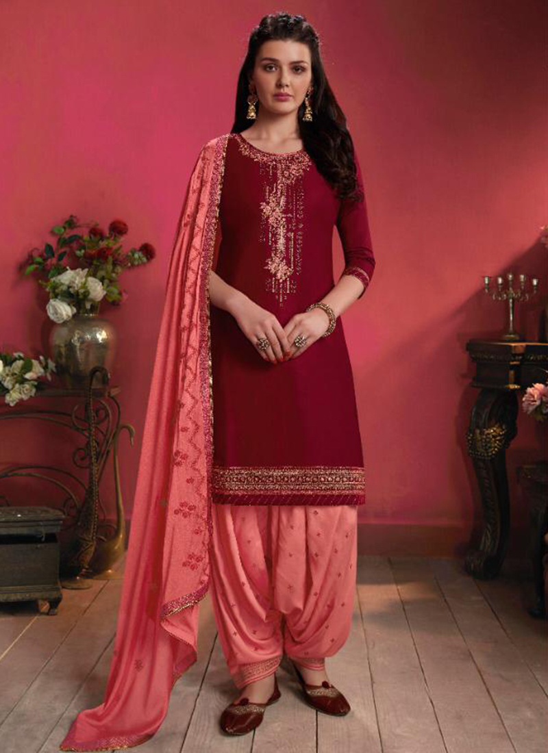 readymade patiala suit cotton