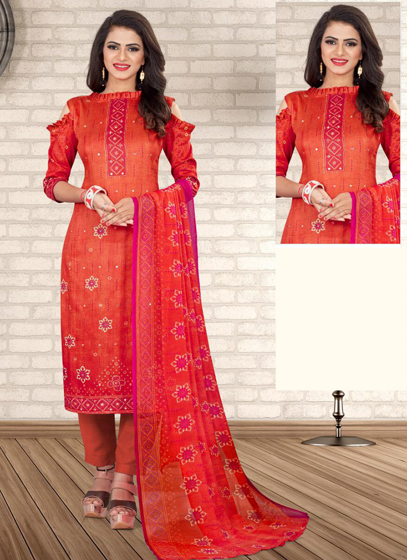 party wear mirror work suit
