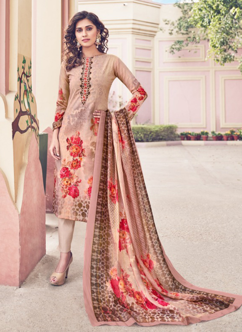 cotton printed churidar