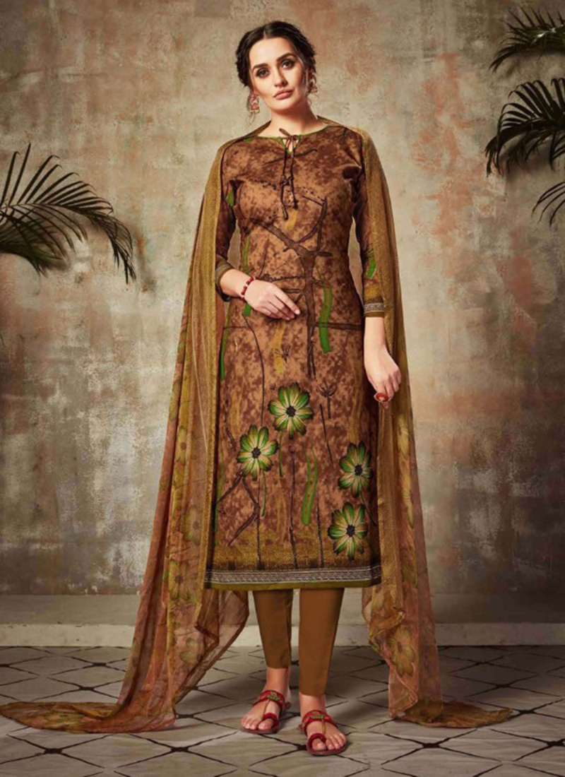 cotton printed churidar