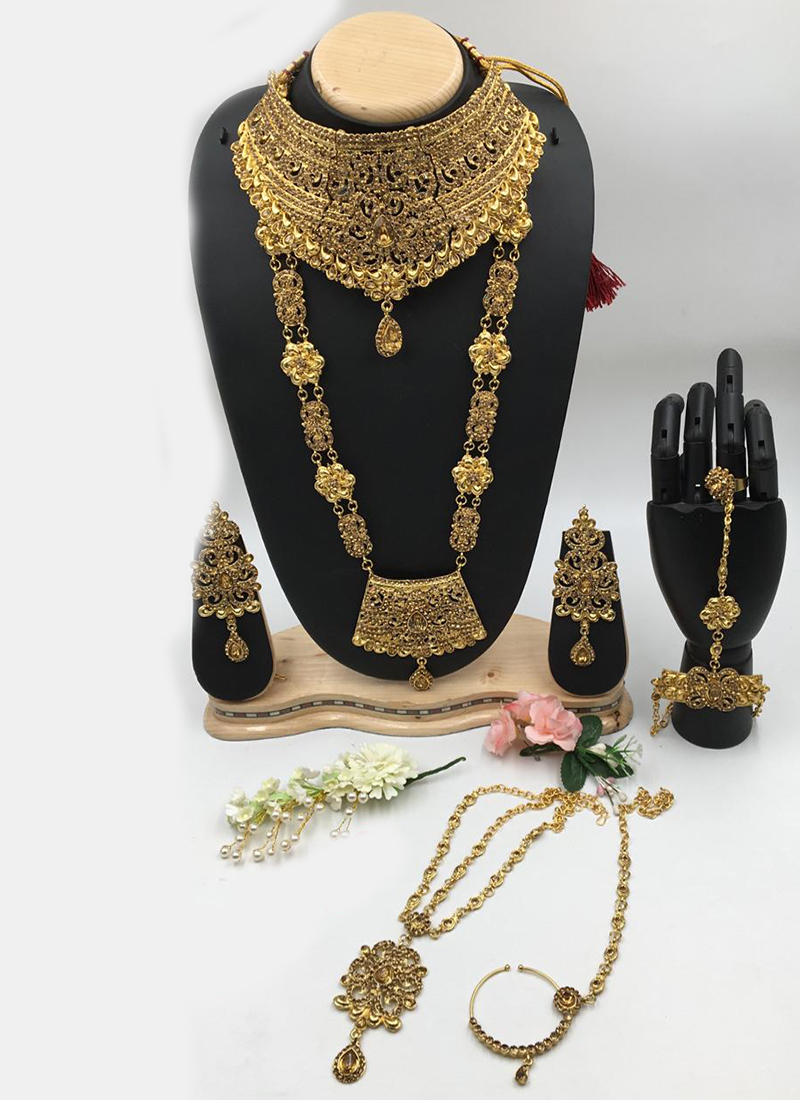 dulhan necklace set online