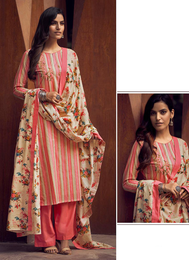 printed palazzo suit