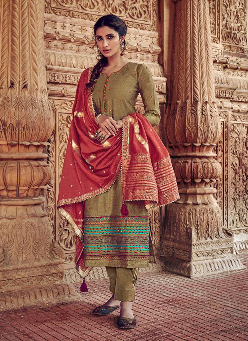 handloom suit material