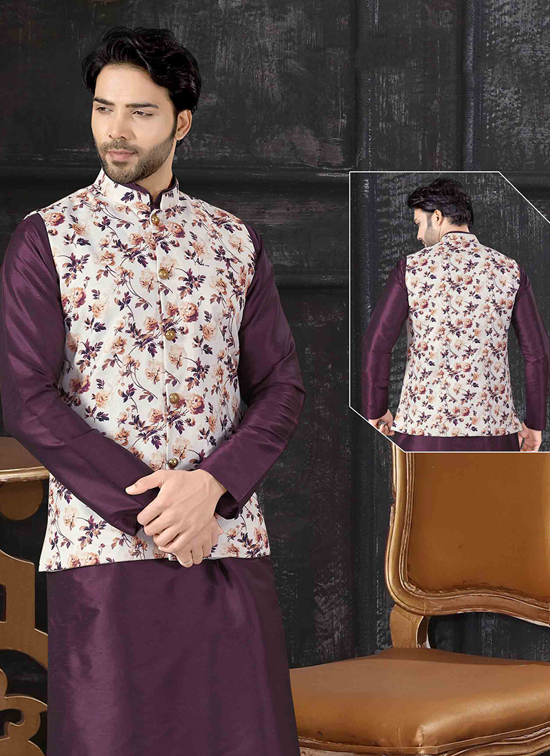 Printed Silk New Designer Modi Jackets Collection Catalog
