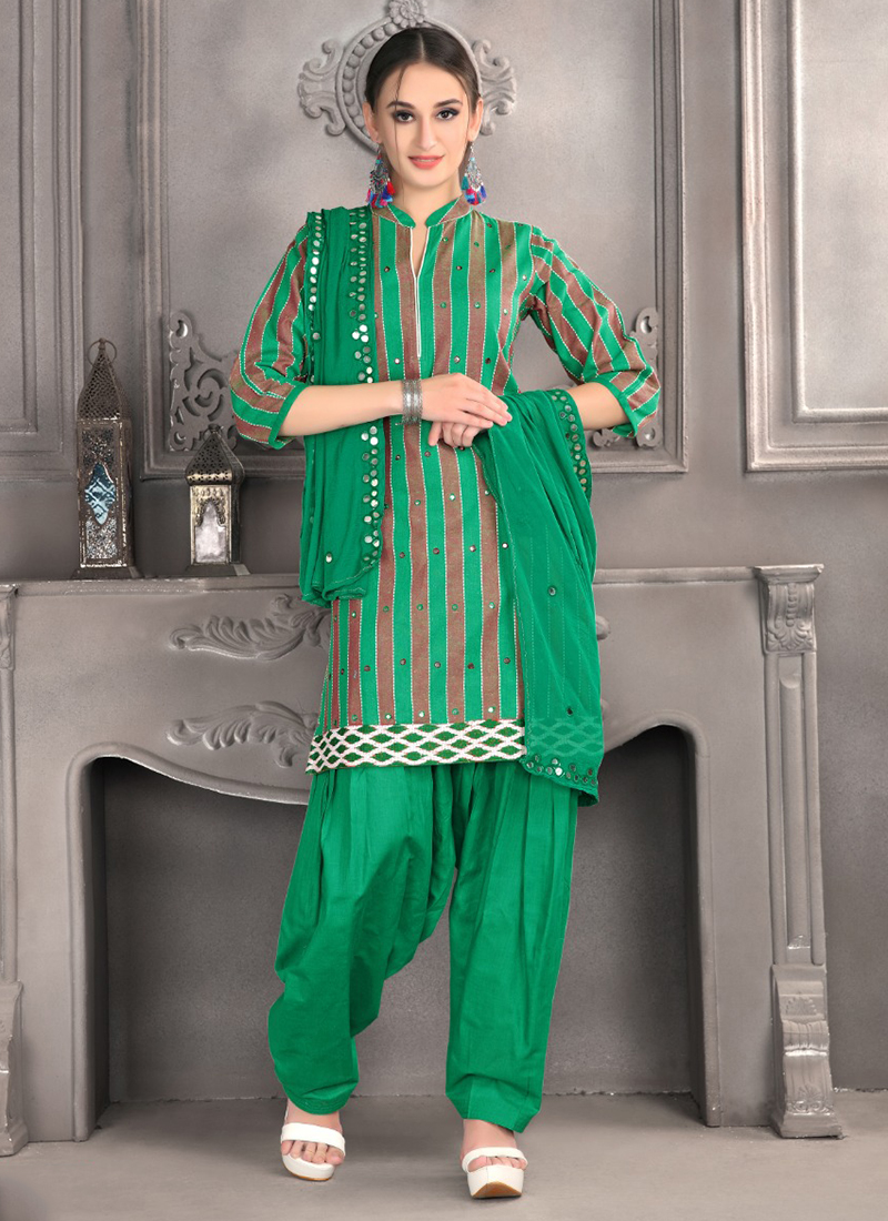 readymade patiala suit cotton