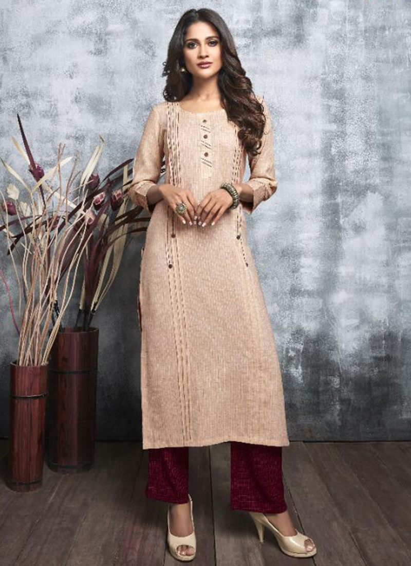 long kurti aur plazo