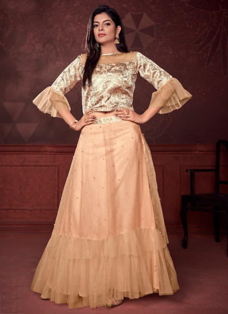 net skirt with crop top