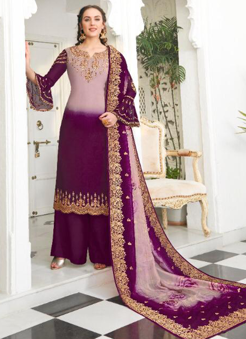 party wear palazzo suits