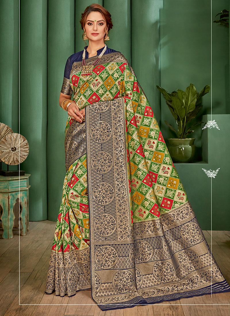 reception look on saree