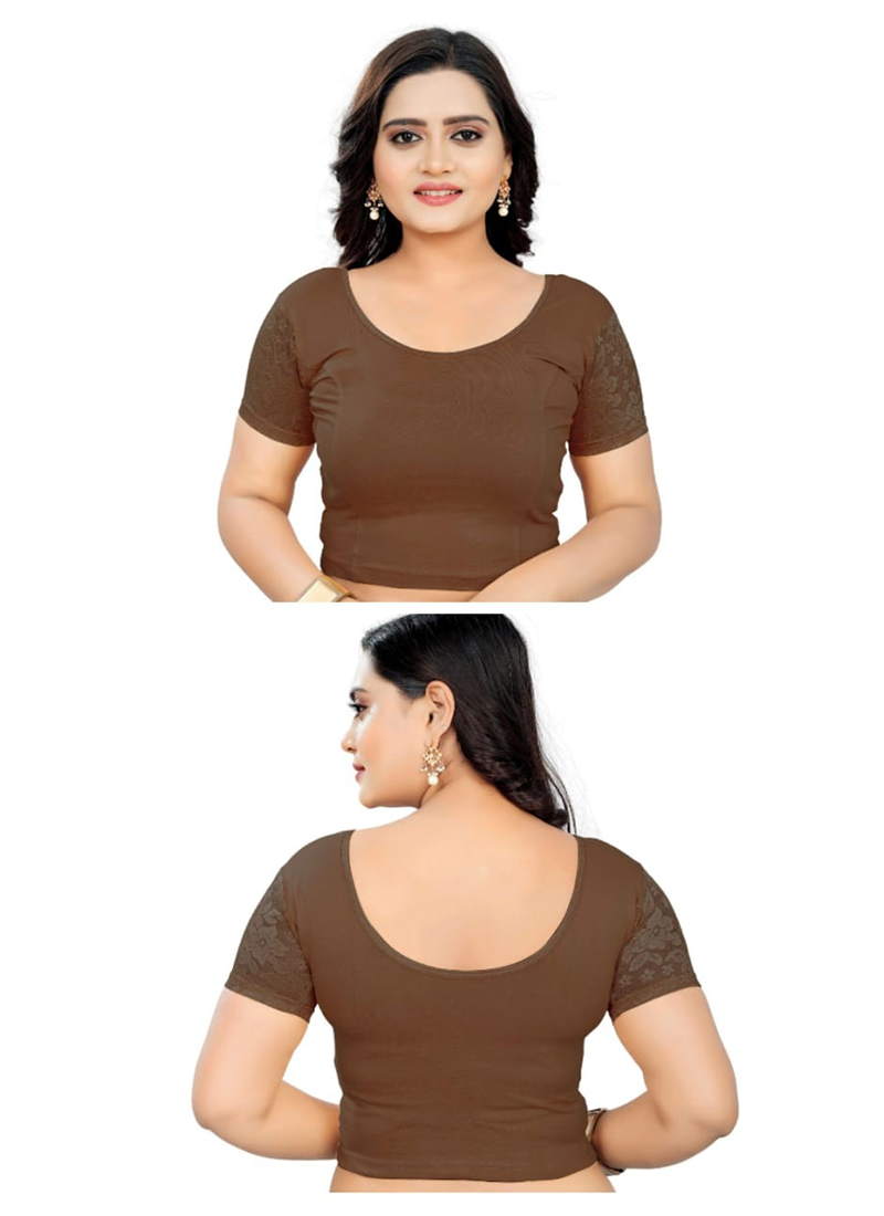 brown lycra shirt