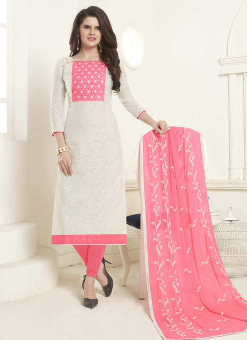 fancy cotton churidar