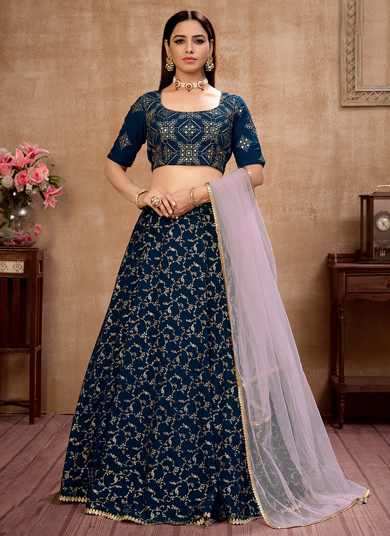 Shubhkala Girly Vol 12 Zari Sequins Work Party Wear Lehenga Cholis ...