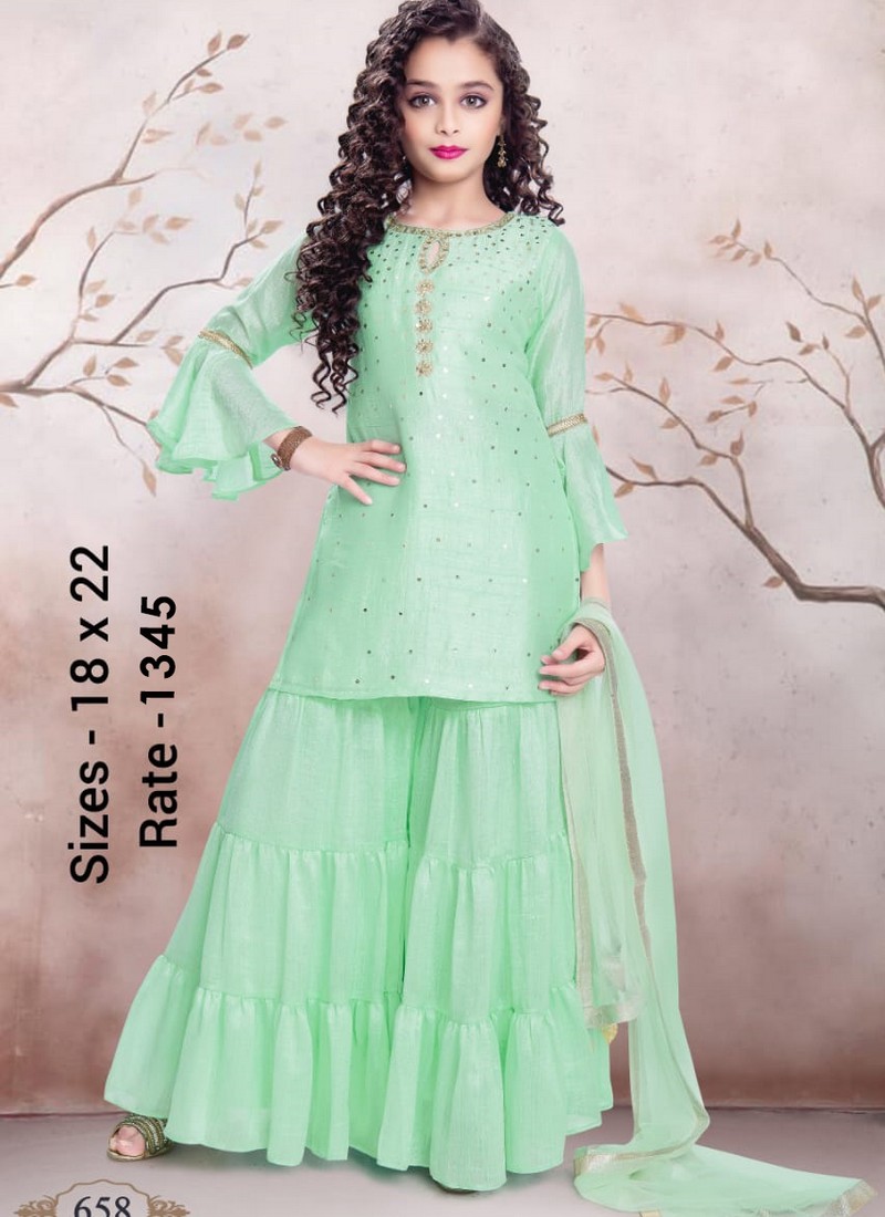 kids sharara dress