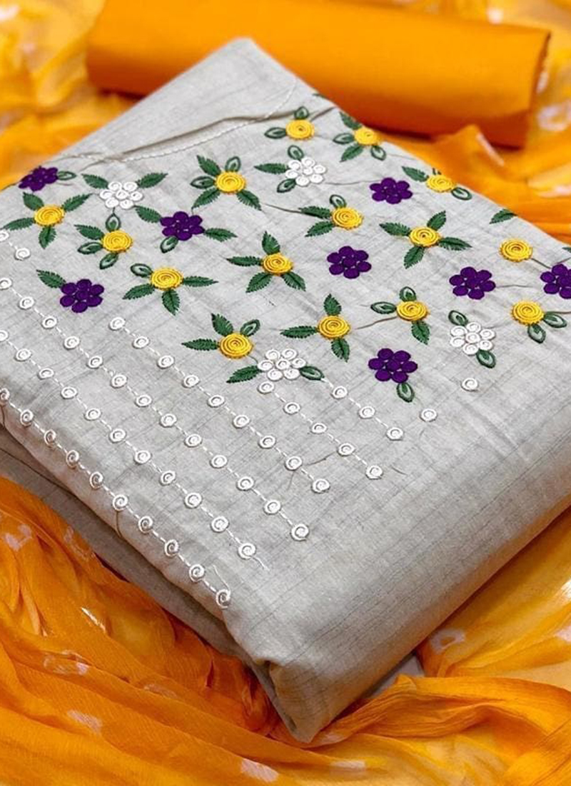 SKT Resham Wholesale Pure Cotton Digital Khadi Print Dress Material -  textiledeal.in