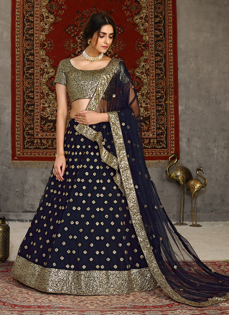 Designer Girlish Green Colour Bollywood Style Party Lehenga Dress - KSM  PRINTS - 4180235