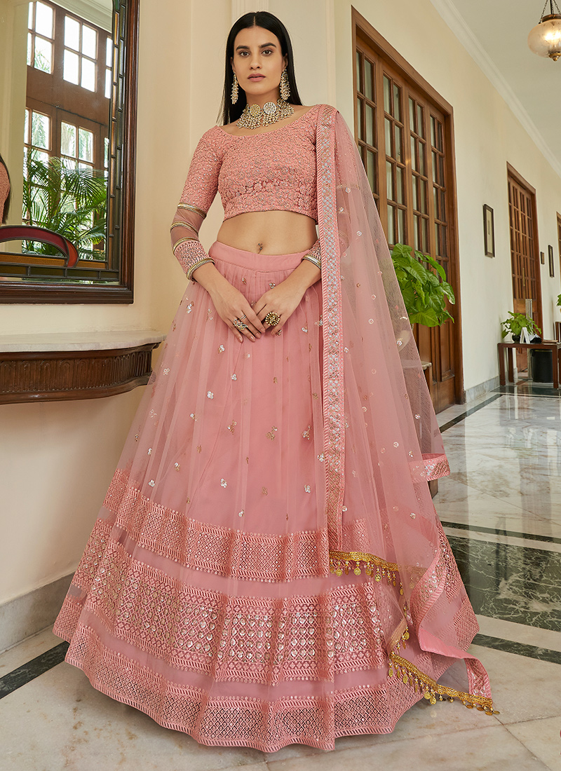 Indian Bridal Wear - Kesar Kari Lehenga by B Anu Designs
