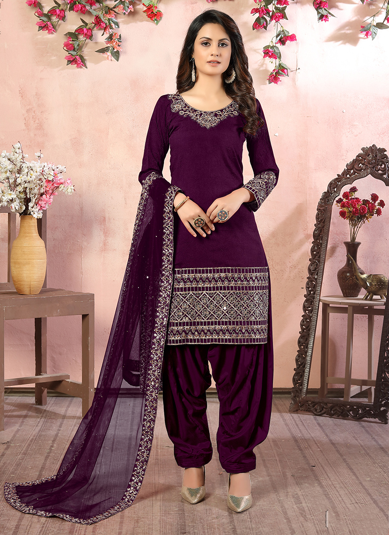 Amazon.com: SB Traders Readymade Indian Panjabi Style Cotton Patiyala  Salwar Suit with Dupatta for Women & Girls : Clothing, Shoes & Jewelry