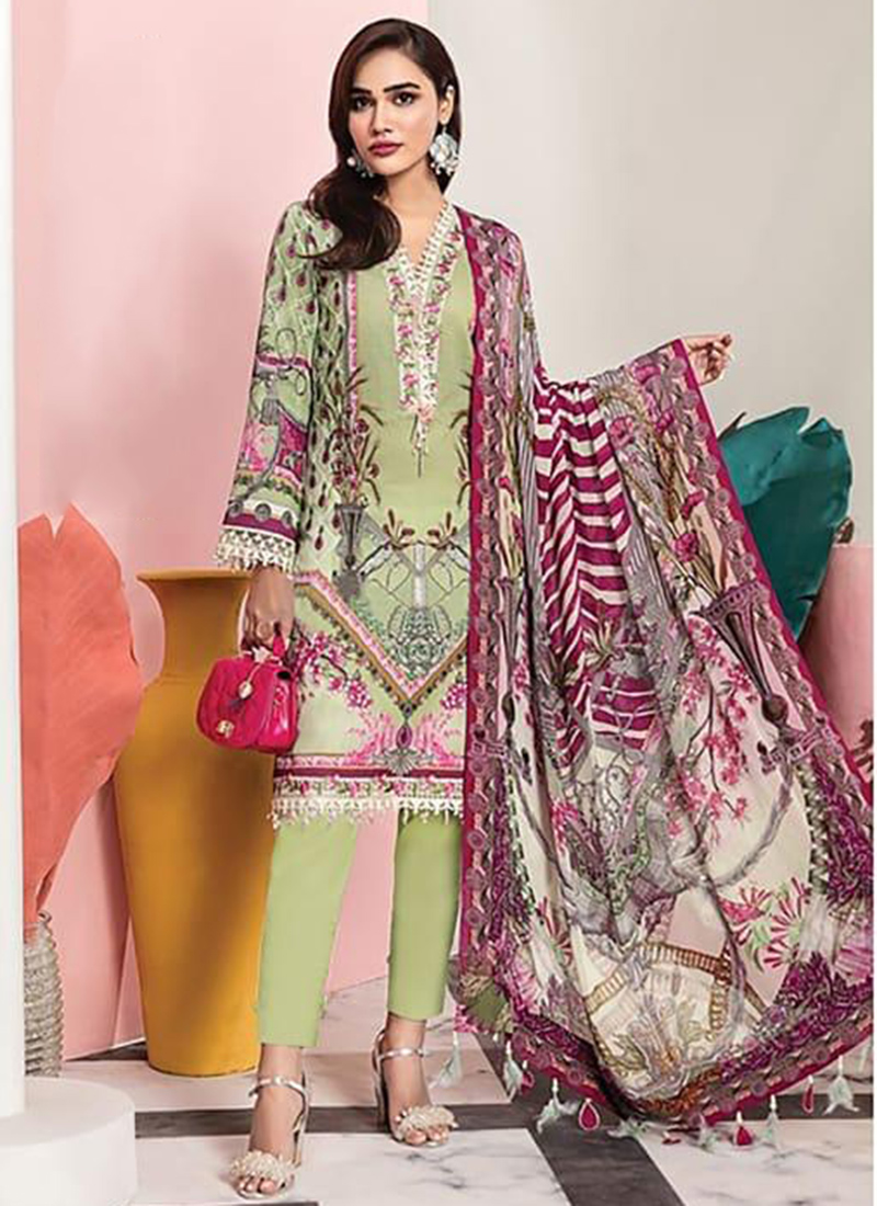 printed pakistani suits