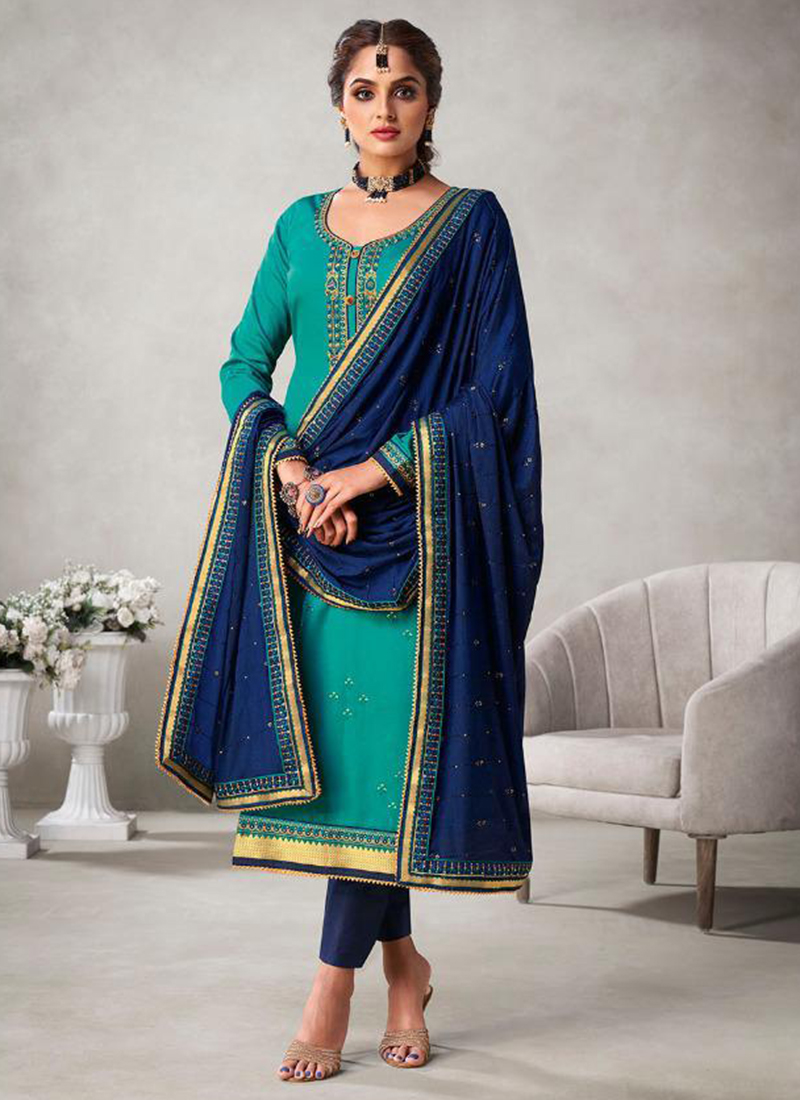 Gulkayra Designer Khanak Eid Special Sequins Work Jam Silk Churidar ...