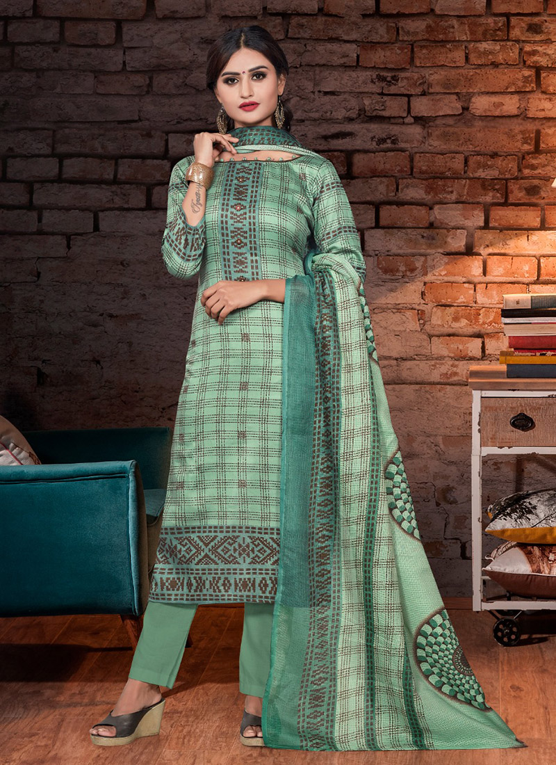 glace cotton suit design