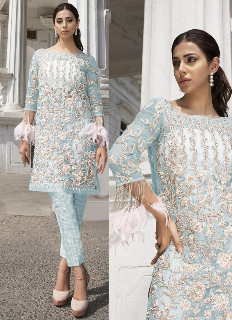 pakistani organza suit