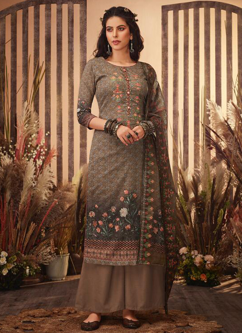 Vivek Ibadat Pure Lawn Cotton New Designer Palazzo Suits Collection Catalog