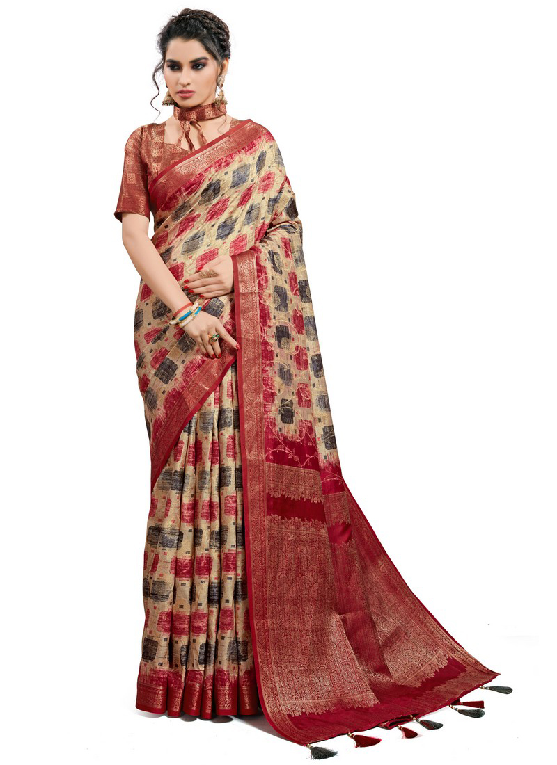 jacquard georgette gown