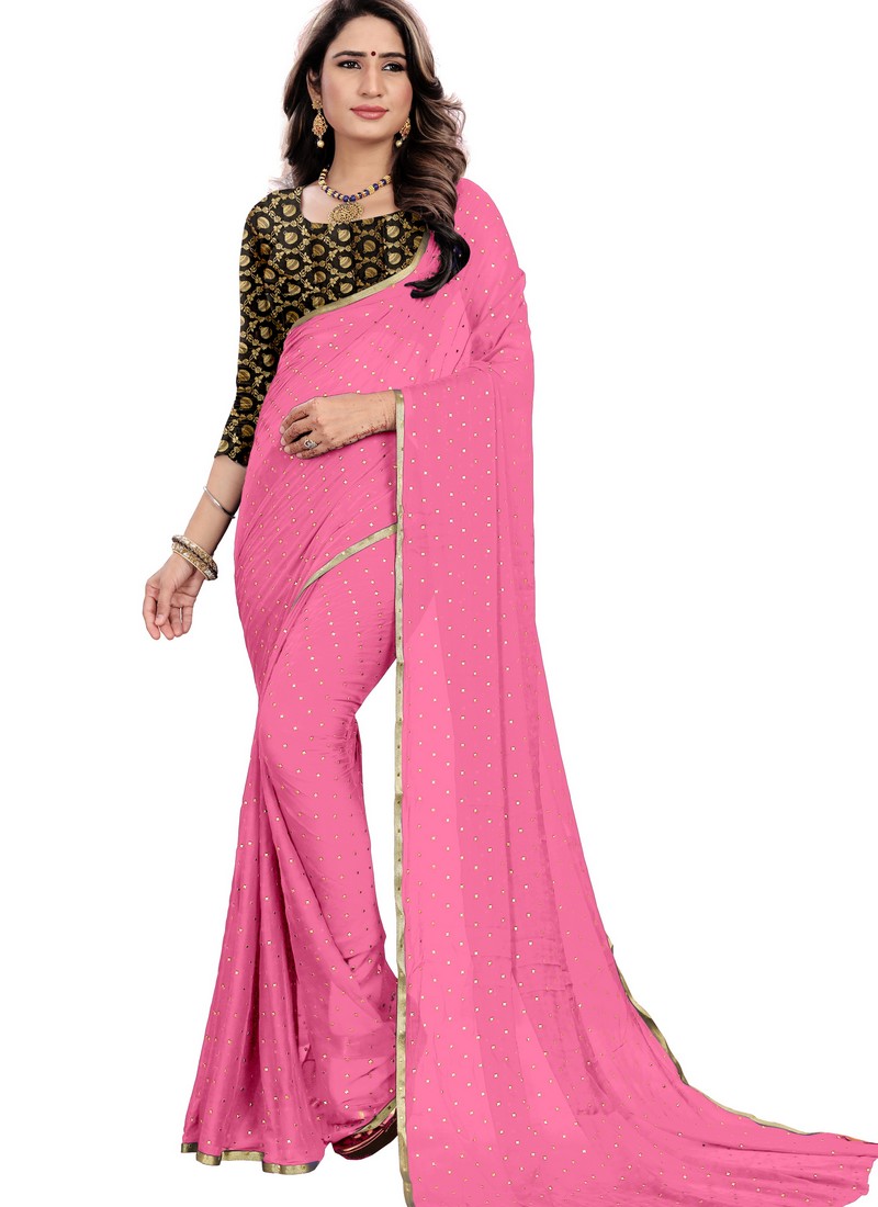nazneen chiffon saree