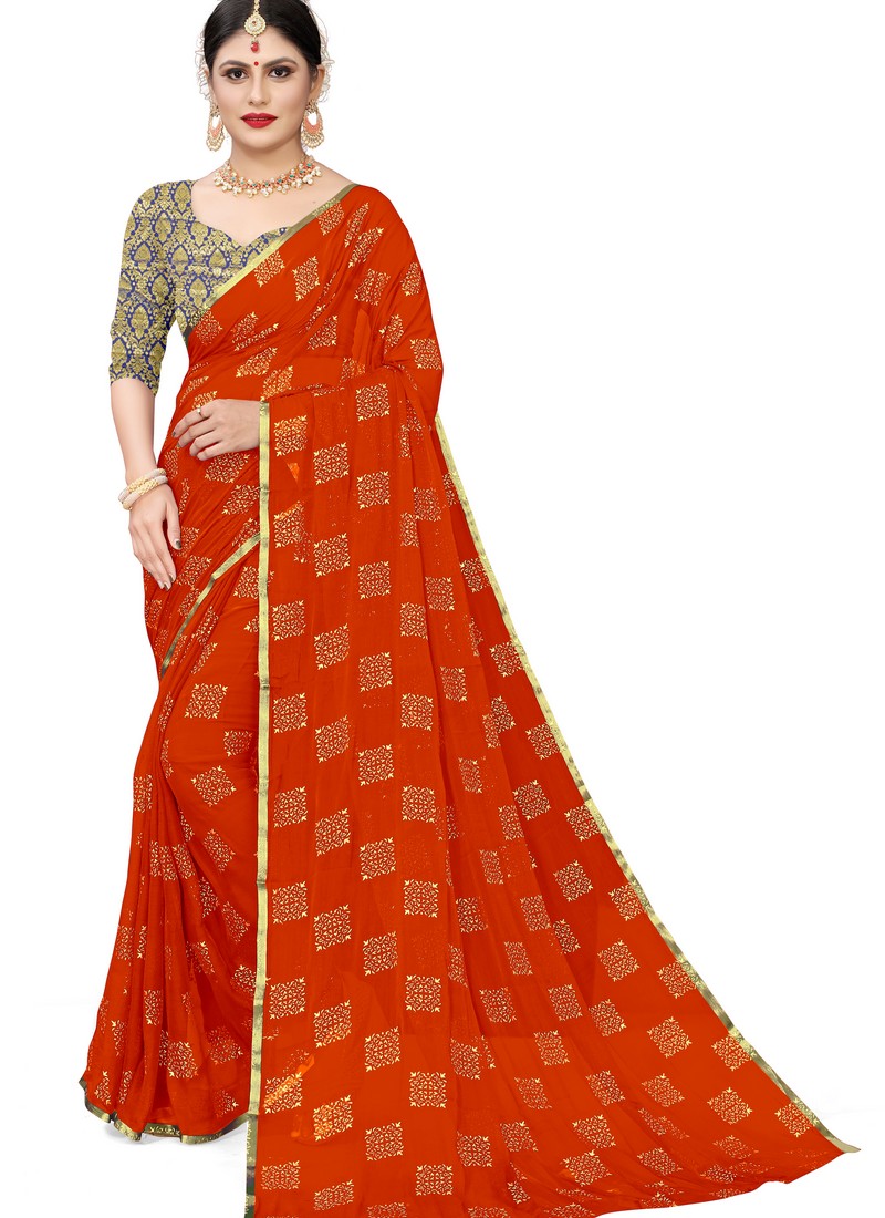 nazneen chiffon saree