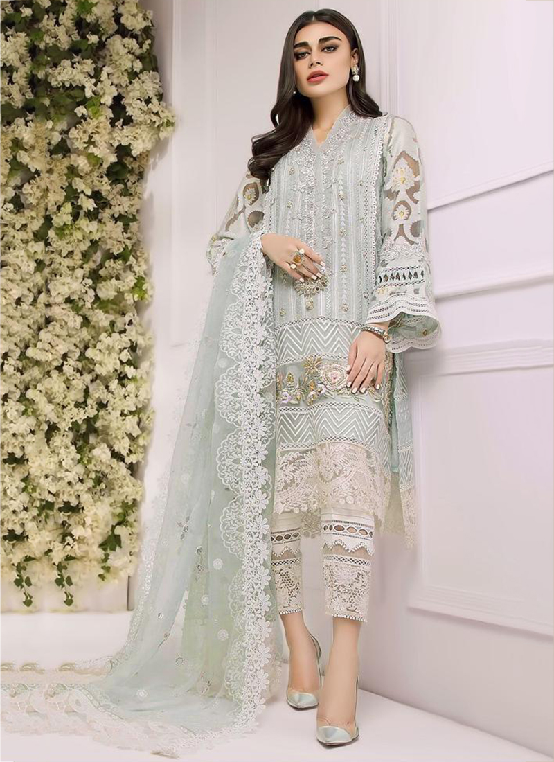 Shree Fab New Designer Heavy Embroidery Work Pakistani Suits Collection
