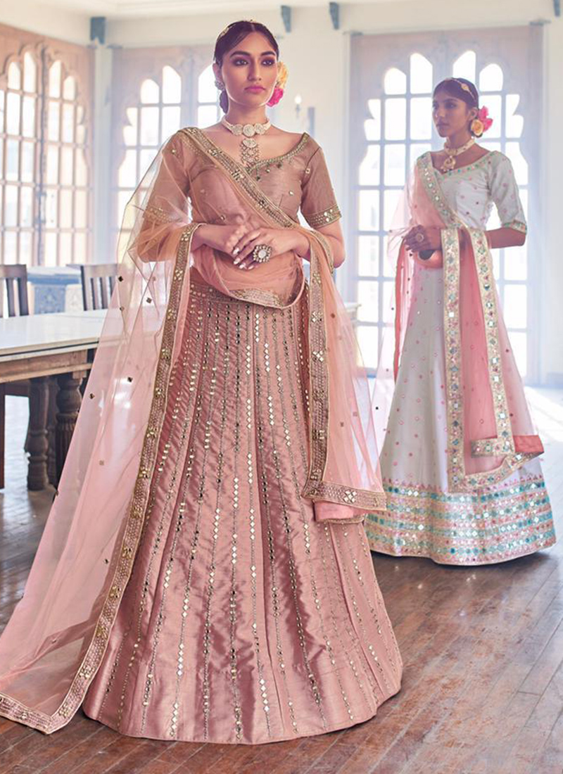 Pink Heavy Net Embroidered and Mirror Work Umberalla Lehenga Choli Designer  Wear - VJV Now - India | Indian beauty saree, Wedding lehenga online,  Lehenga choli