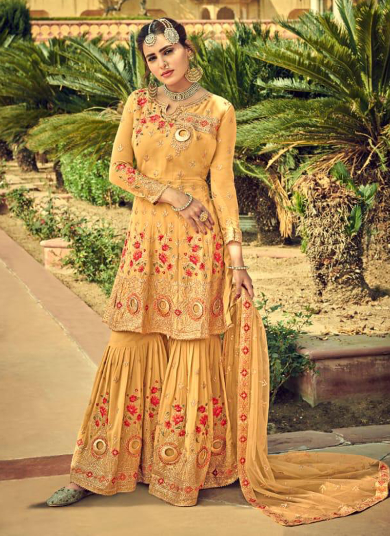 sharara suit readymade