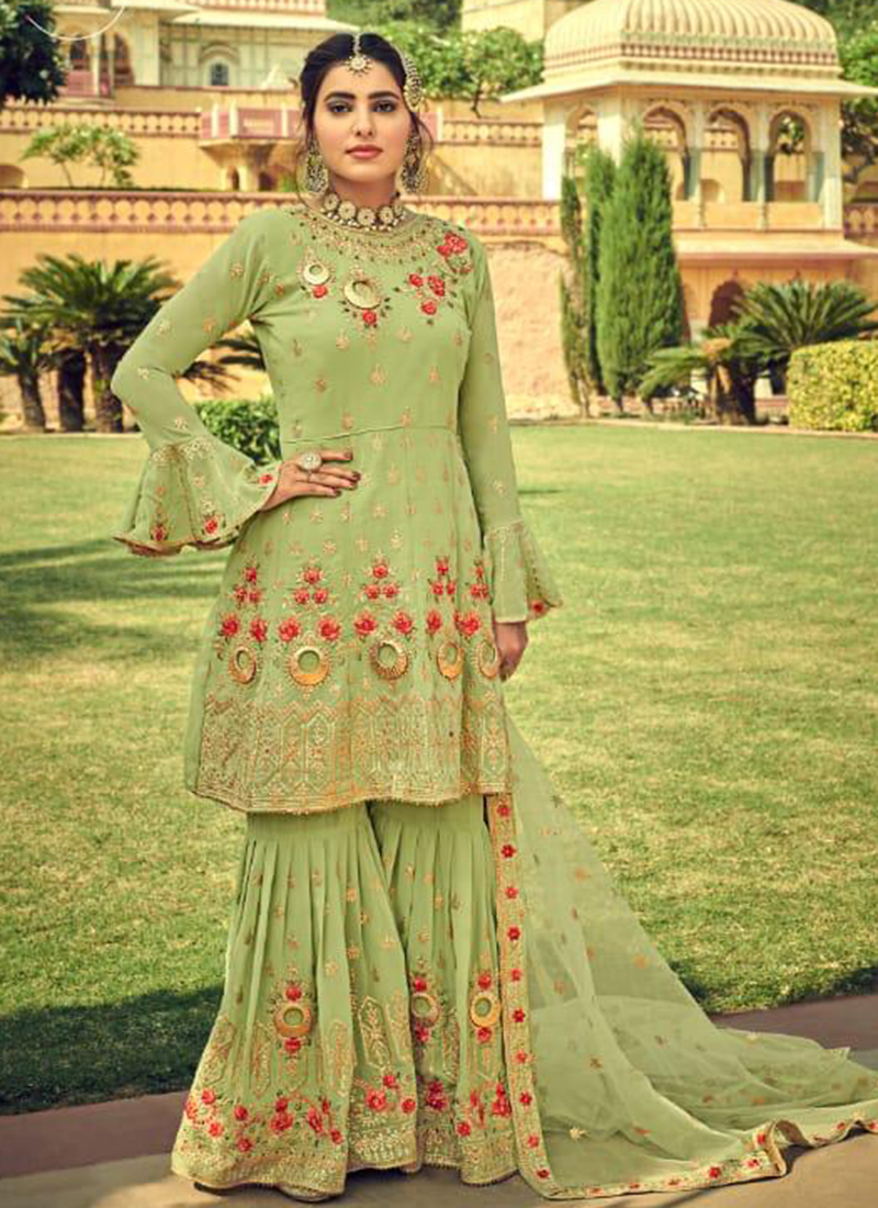 sharara suit readymade