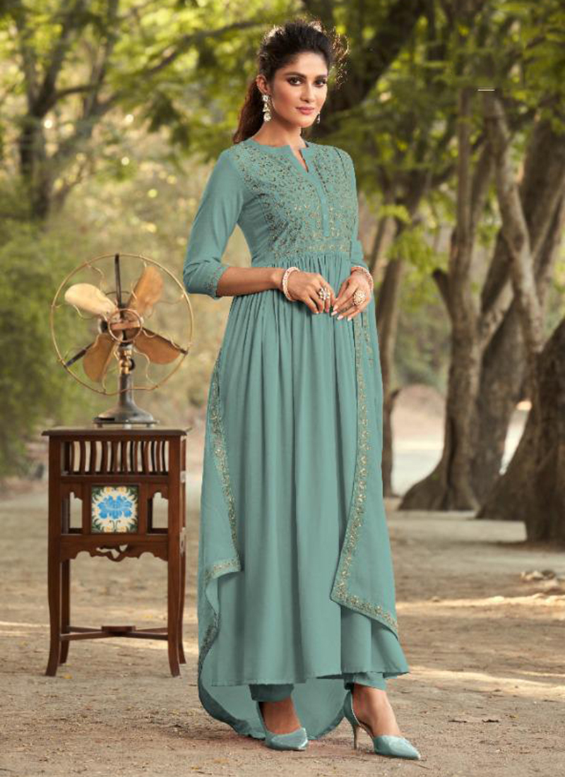 viscose frock salwar