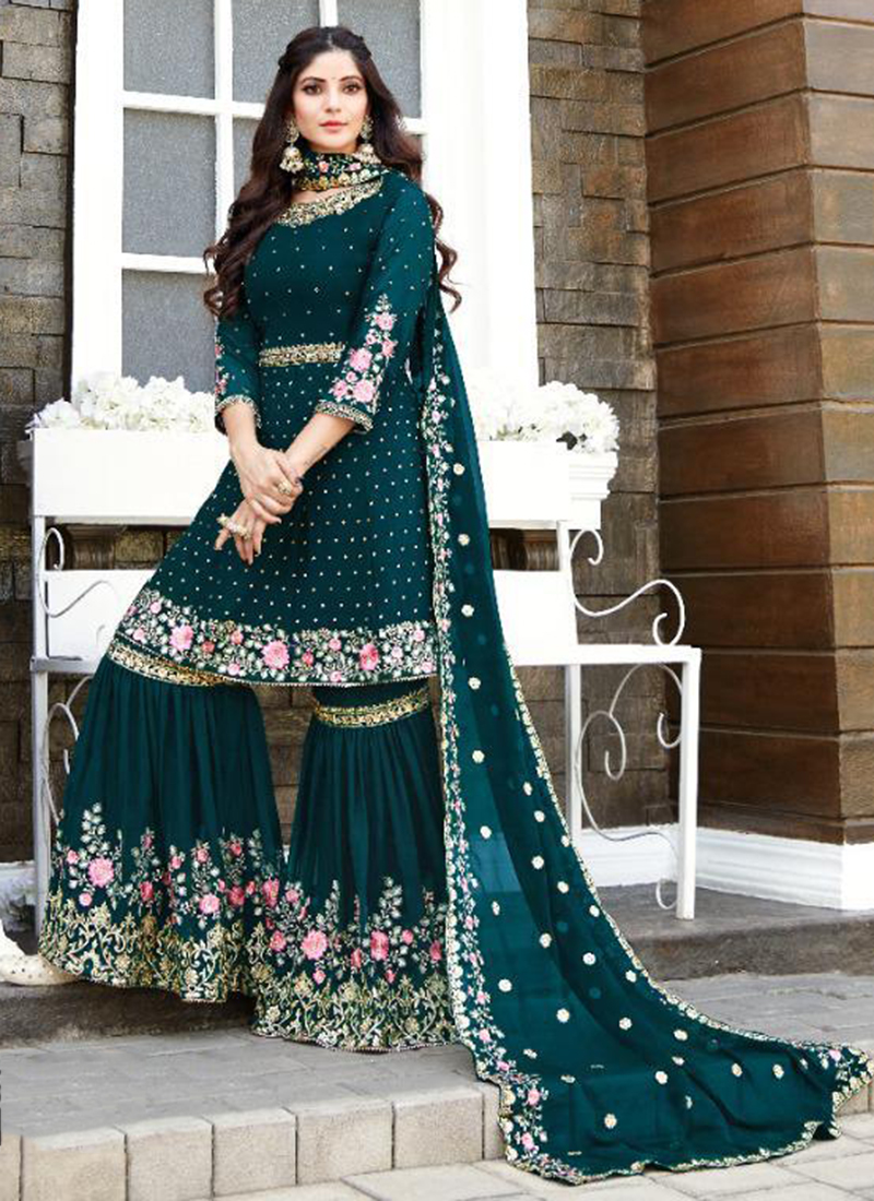 Sharara Suit Punjabi Sharara Suit Design For Girl | peacecommission ...