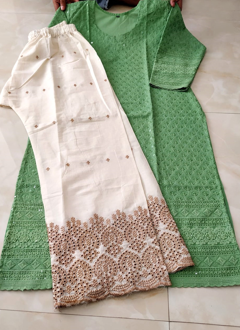 KCA Chikankari Anarkali Kurti* *Pure cotton fabric beautiful Chikan  Embroidery sequence work Anarkali Kurtis Motifs May vary As per ava... |  Instagram