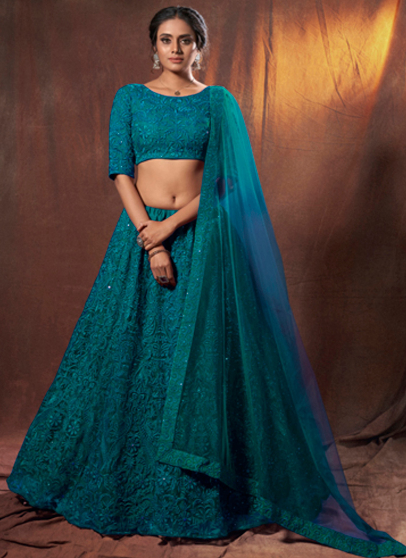 Buy Resham Work Lehenga Choli | Wedding Lehenga Choli