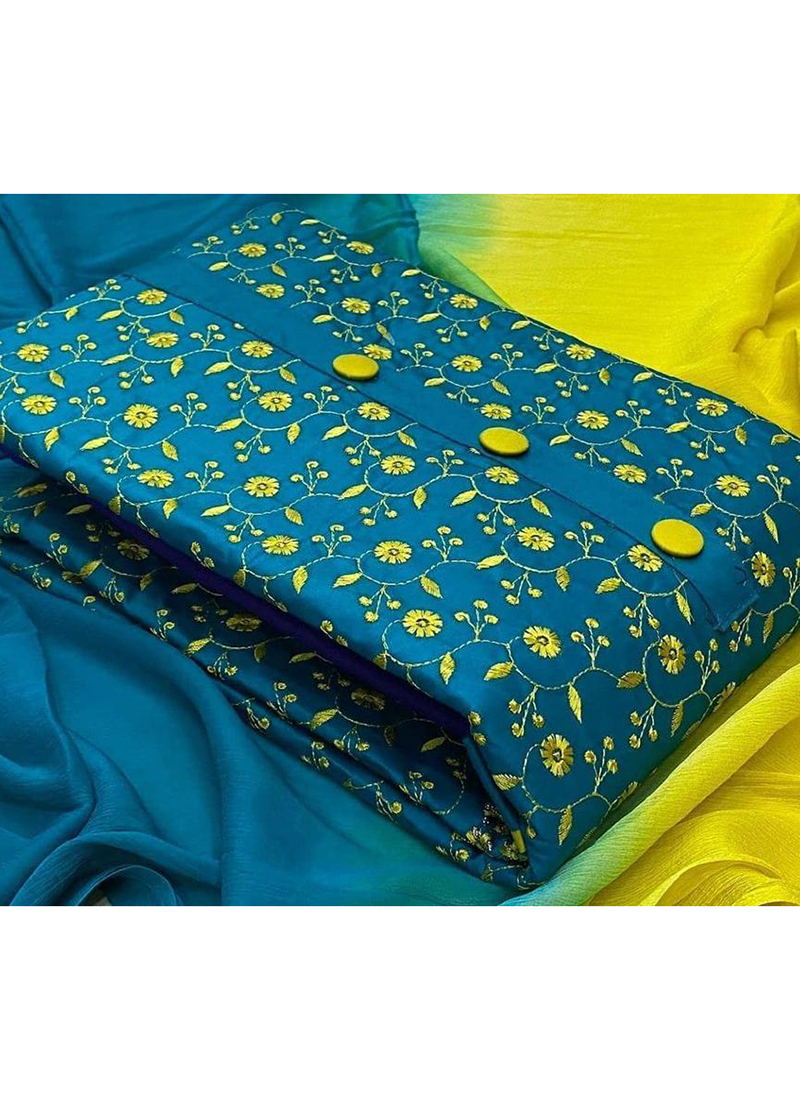 Slub Cotton New Fancy Dress Material Wholesale Collection Catalog